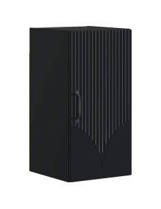 Set di Mobili da Bagno da 4 Pezzi HOORN Nero 2