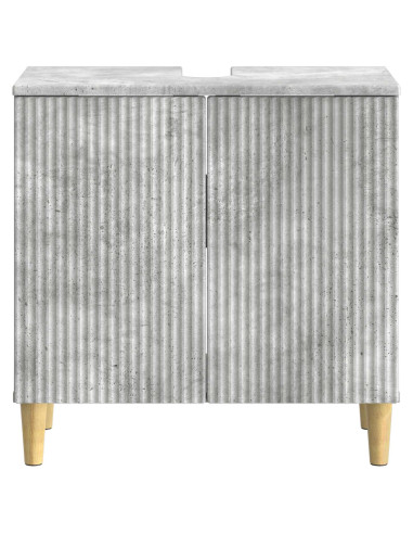 Armadio per Lavabo da Bagno ARNHEM Grigio Cemento