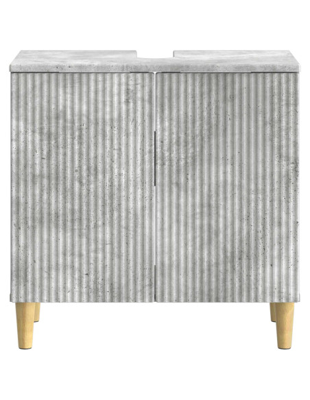Armadio per Lavabo da Bagno ARNHEM Grigio Cemento