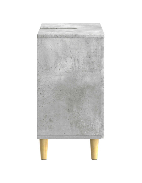 Armadio per Lavabo da Bagno ARNHEM Grigio Cemento