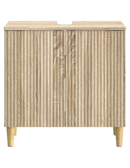 Armadio per Lavabo da Bagno ARNHEM Rovere Sonoma
