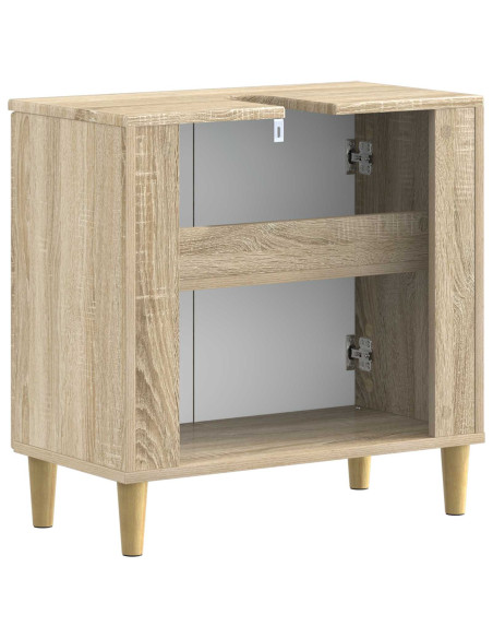 Armadio per Lavabo da Bagno ARNHEM Rovere Sonoma