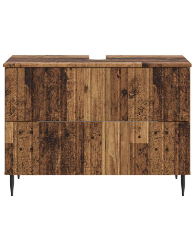 Armadio per Lavabo da Bagno ZWOLLE Legno antico