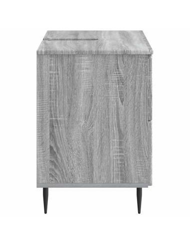 Armadio per Lavabo da Bagno ZWOLLE Sonoma grigio
