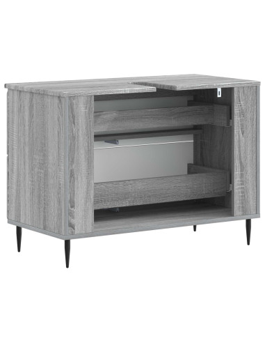 Armadio per Lavabo da Bagno ZWOLLE Sonoma grigio