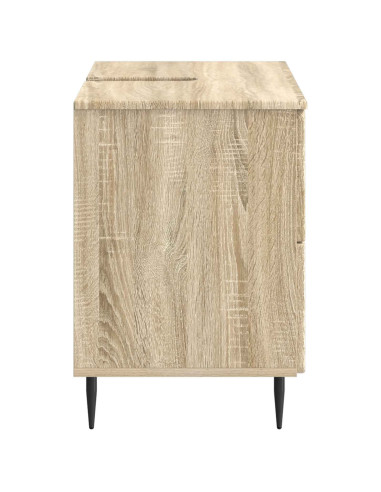 Armadio per Lavabo da Bagno ZWOLLE Rovere Sonoma