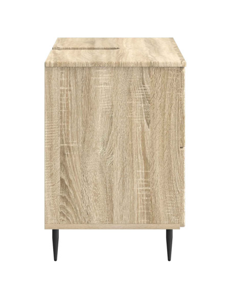 Armadio per Lavabo da Bagno ZWOLLE Rovere Sonoma