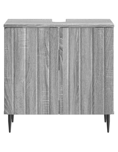 Armadio per Lavabo da Bagno ZWOLLE Sonoma grigio