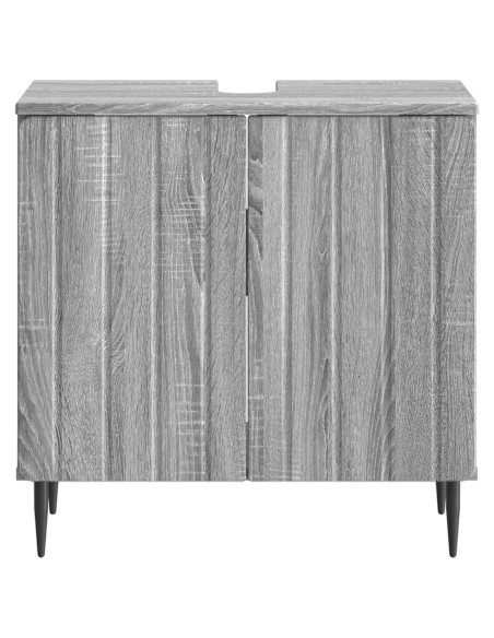 Armadio per Lavabo da Bagno ZWOLLE Sonoma grigio