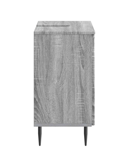 Armadio per Lavabo da Bagno ZWOLLE Sonoma grigio