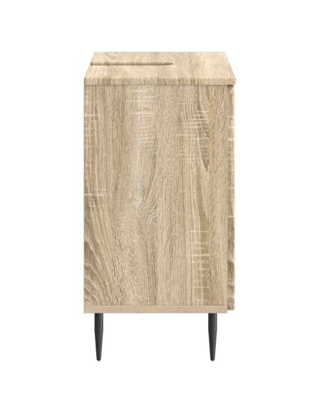 Armadio per Lavabo da Bagno ZWOLLE Rovere Sonoma