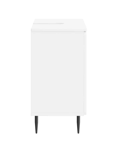 Armadio per Lavabo da Bagno ZWOLLE Bianco 59,5 x 31,5 x 59 cm