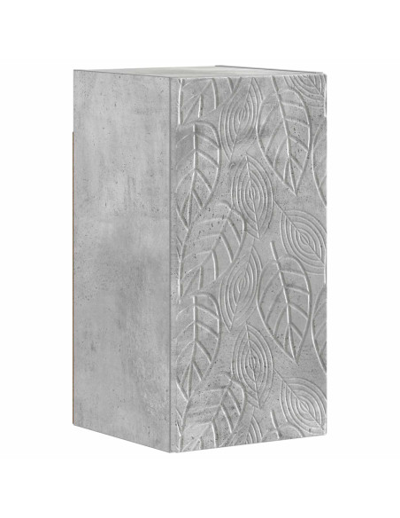 Set di armadietti da bagno in 3 pezzi DELFT Grigio Cemento