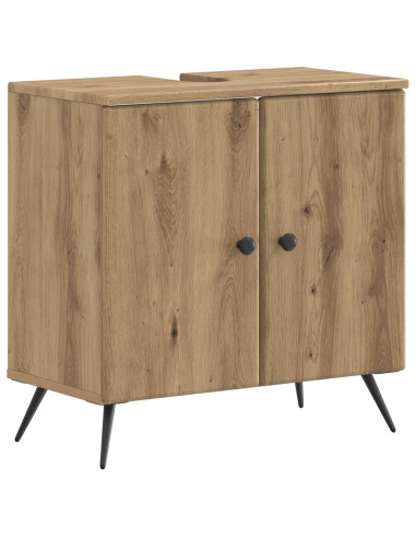 Set di Armadi da Bagno da 2 Pezzi BREDA Rovere Artigianale