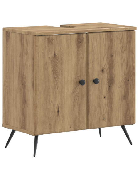 Set di Armadi da Bagno da 2 Pezzi BREDA Rovere Artigianale