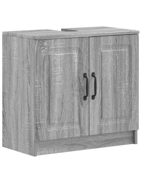 Set di Armadi da Bagno da 2 Pezzi UTRECHT Sonoma grigio