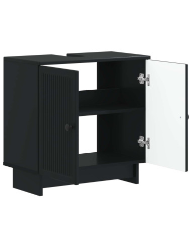 Armadio per Lavabo da Bagno EDE Nero 59,5 x 31,5 x 59 cm
