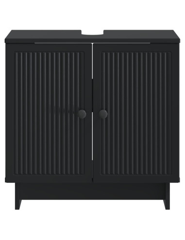 Armadio per Lavabo da Bagno EDE Nero 59,5 x 31,5 x 59 cm