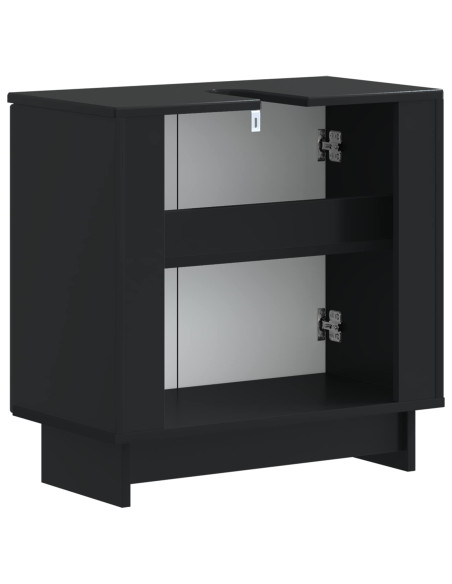 Armadio per Lavabo da Bagno EDE Nero 59,5 x 31,5 x 59 cm