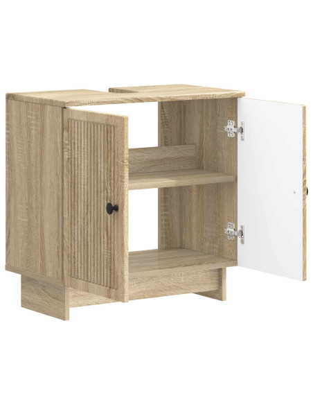 Armadio per Lavabo da Bagno EDE Rovere Sonoma