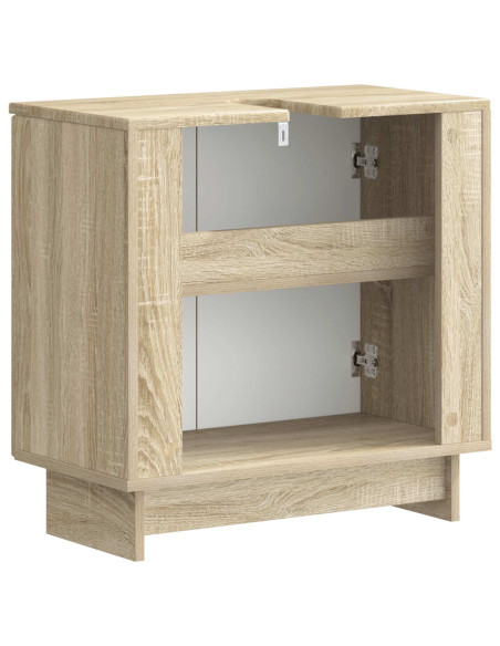 Armadio per Lavabo da Bagno EDE Rovere Sonoma