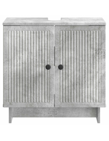 Armadio per Lavabo da Bagno EDE Grigio Cemento