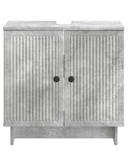 Armadio per Lavabo da Bagno EDE Grigio Cemento