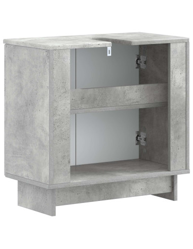 Armadio per Lavabo da Bagno EDE Grigio Cemento
