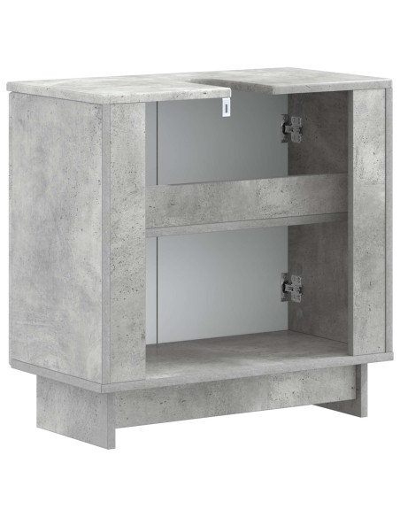 Armadio per Lavabo da Bagno EDE Grigio Cemento