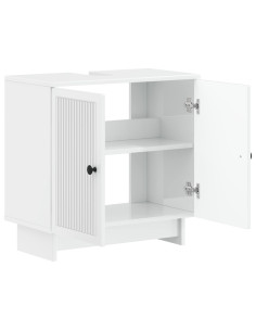 Armadio per Lavabo da Bagno EDE Bianco Lucido 2