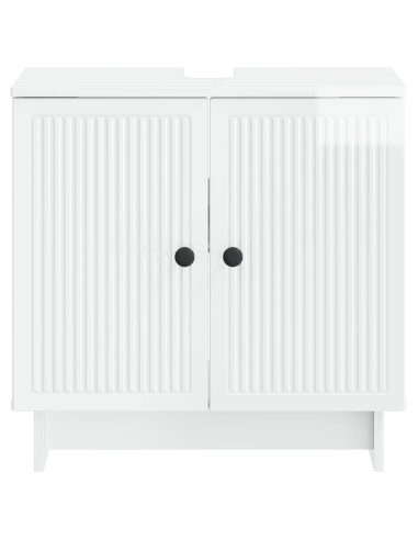 Armadio per Lavabo da Bagno EDE Bianco Lucido