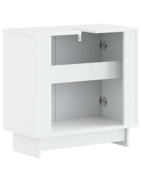 Armadio per Lavabo da Bagno EDE Bianco Lucido