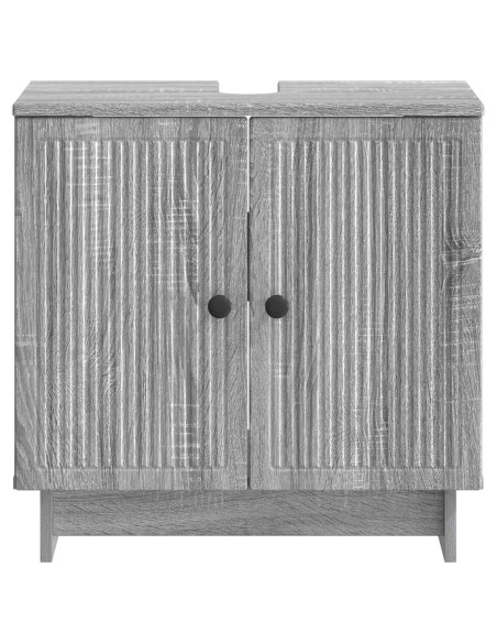 Armadio per Lavabo da Bagno EDE Sonoma grigio