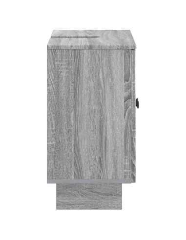 Armadio per Lavabo da Bagno EDE Sonoma grigio