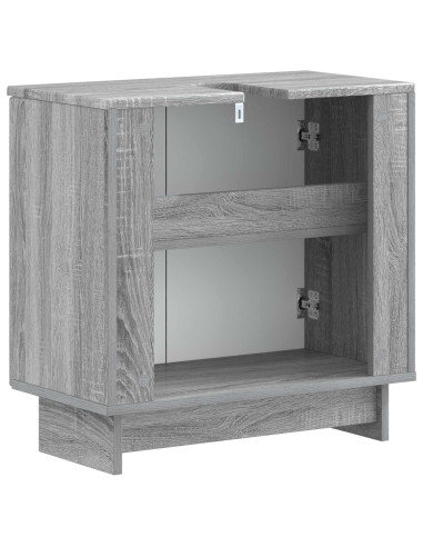 Armadio per Lavabo da Bagno EDE Sonoma grigio