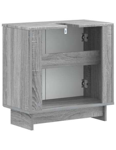 Armadio per Lavabo da Bagno EDE Sonoma grigio
