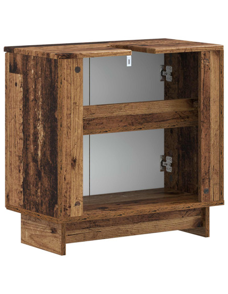 Armadio per Lavabo da Bagno EDE Legno antico