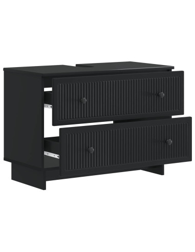 Armadio per Lavabo da Bagno EDE Nero 82 x 41 x 59 cm