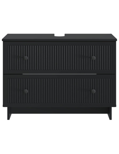 Armadio per Lavabo da Bagno EDE Nero 82 x 41 x 59 cm