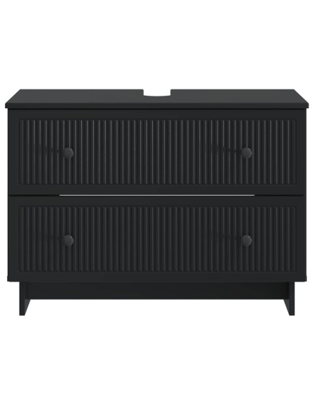 Armadio per Lavabo da Bagno EDE Nero 82 x 41 x 59 cm