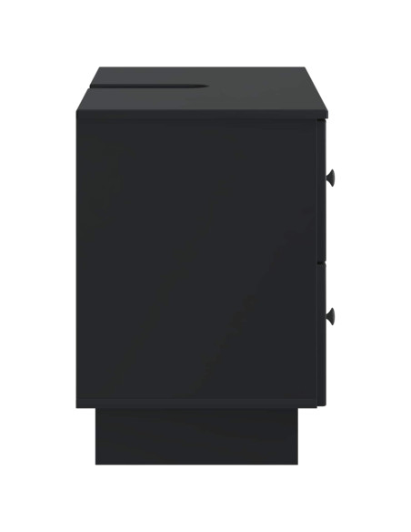 Armadio per Lavabo da Bagno EDE Nero 82 x 41 x 59 cm