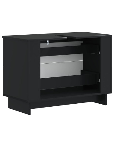 Armadio per Lavabo da Bagno EDE Nero 82 x 41 x 59 cm