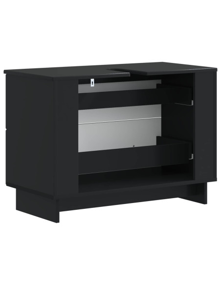 Armadio per Lavabo da Bagno EDE Nero 82 x 41 x 59 cm