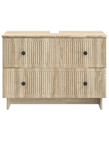 Armadio per Lavabo da Bagno EDE Rovere Sonoma 82 x 41 x 59 cm