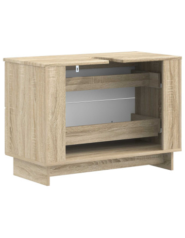 Armadio per Lavabo da Bagno EDE Rovere Sonoma 82 x 41 x 59 cm