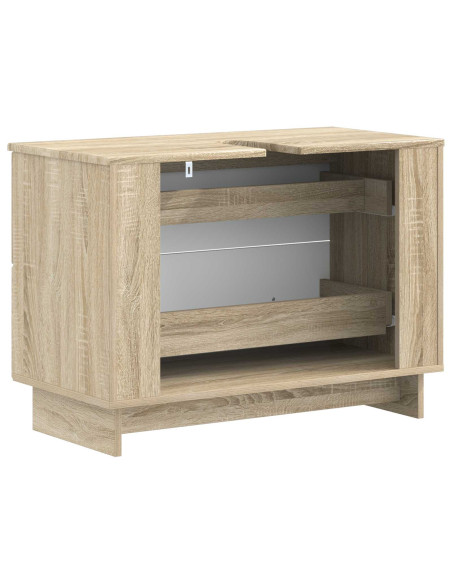 Armadio per Lavabo da Bagno EDE Rovere Sonoma 82 x 41 x 59 cm