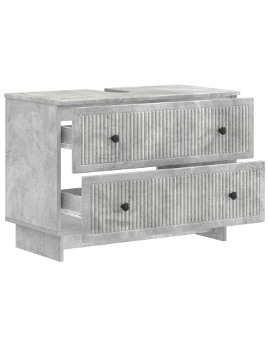 Armadio per Lavabo da Bagno EDE Grigio Cemento 82 x 41 x 59 cm