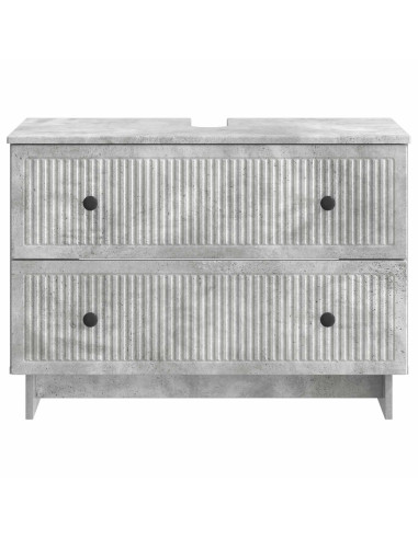 Armadio per Lavabo da Bagno EDE Grigio Cemento 82 x 41 x 59 cm