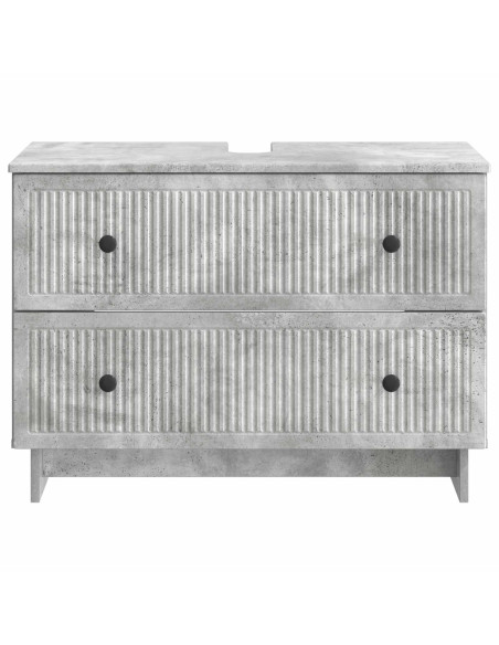 Armadio per Lavabo da Bagno EDE Grigio Cemento 82 x 41 x 59 cm