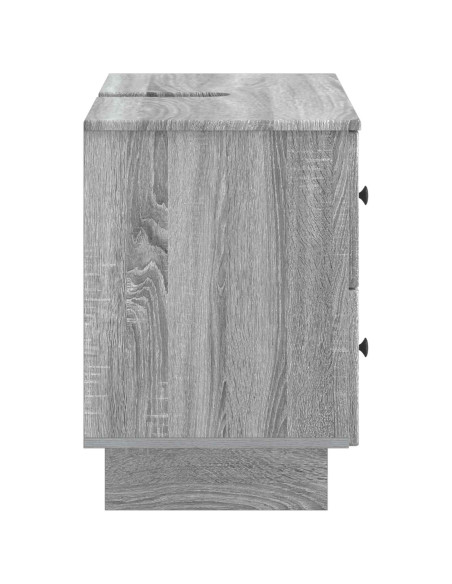 Armadio per Lavabo da Bagno EDE Sonoma grigio 82 x 41 x 59 cm